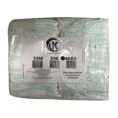 Imagem de Fralda Geriátrica Adulto Segunda Linha Com 50 Unidades Tamanho M G XG Incontinência Moderada (X-Grande)