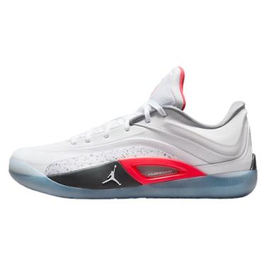 Imagem de Nike Tênis de basquete Zion 4 (branco/poeira fóton/cinza escuro fumo/infravermelho 23), Branco/pó fóton/cinza fumê escuro/infravermelho 23, 42