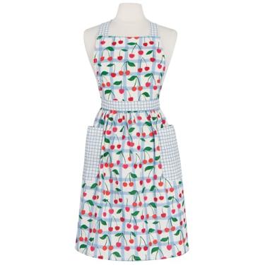 Imagem de Avental Jubilee Danica Maisie, cereja, algodão, para cozinheiros domésticos, unissex para adultos, L 83 x C 96 cm