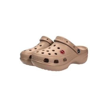 Imagem de Sandalia Feminina CORFLY Babuche Chinelo Ortopedico Confortavel Antiderrapante Eva Leve Macio Respiravel Para Uso Diario Praia Casa Jardim (Khaky, Adulto, 35, Numérico, BR)