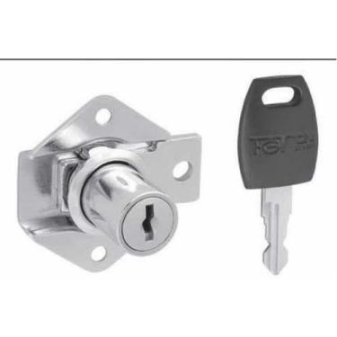 Imagem de Fechadura Porta E Gaveta Armário 22mm 14 Und. Segredo Iguais - comerci