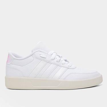 Imagem de Tênis Adidas Breaknet Feminino, Branco, Azul claro, 34
