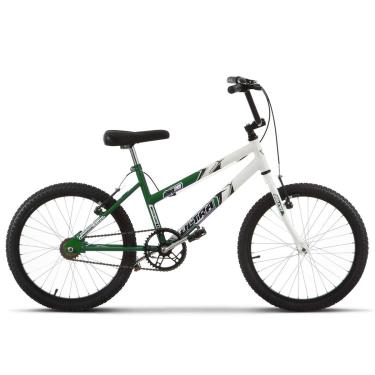Imagem de Bicicleta de Passeio Ultra Bikes Esporte Bicolor Aro 20 Reforçada Freio V-Brake Infantil Juvenil Verde Oliva Fosco/Branco, BMF20-02VOF