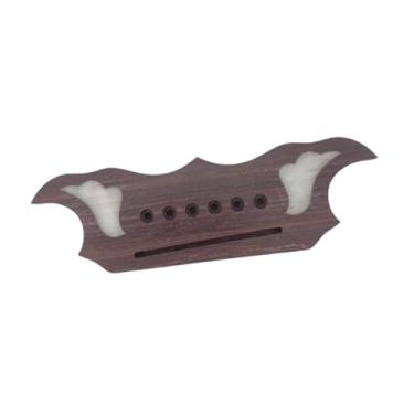 Imagem de Colaxi Ponte de guitarra de de 6 cordas, sela com fenda, acessórios portáteis para instrumentos musicais, peça de violão acústico para músico