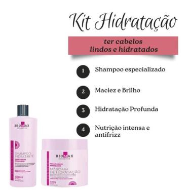 Imagem de Kit Hidratação Capilar Therapy Hair Sos 2 Passos Biomax