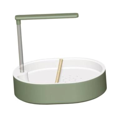 Imagem de MFMEXUL Banho Automático para Pássaros, Chuveiro para Papagaios, Compacto, para Pássaros Cinzentos Africanos de Médio, Portátil, com Poleiro para, Style a