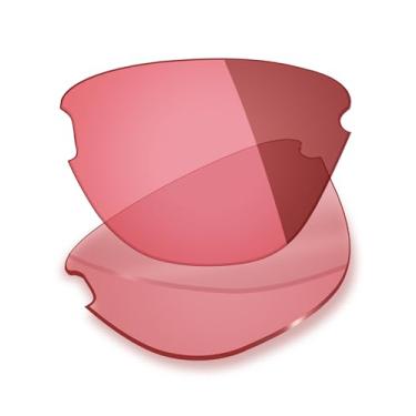 Imagem de Mryok Lentes de substituição UV400 para óculos de sol Oakley Frogskins Lite OO9374, HD Polarized, proteção UV, resistente a impactos e ajuste perfeito - Fotocromático rosa