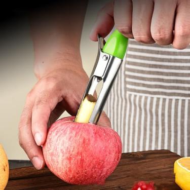 Imagem de Removedor de caroço de frutas de aço inoxidável extrator de polpa verde