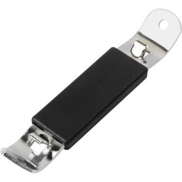 Imagem de Abridores de garrafa magnéticos, cortador de latas clássico, abridor de cerveja pequeno de aço inoxidável portátil com ímã para acampamento, viagens, ambientes internos e externos (preto, 1 pacote)