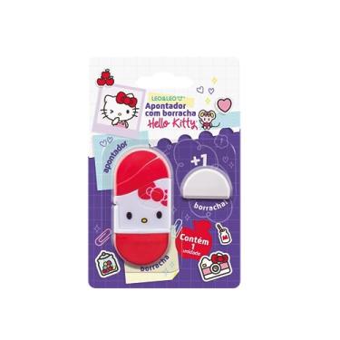 Imagem de APONTADOR C/DEPÓSITO E BORRACHA HELLO KITTY C/1 UND LEO&LEO