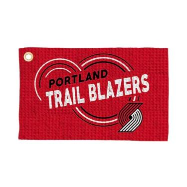 Imagem de Toalha para ventilador Portland Trail Blazers NBA Droplets Waffle 40,6 x 63,5 cm