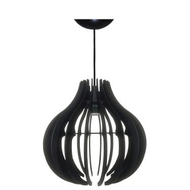 Imagem de Utron Luminária Pendente Ana Maria 30cm Soquete E27 (Preto)