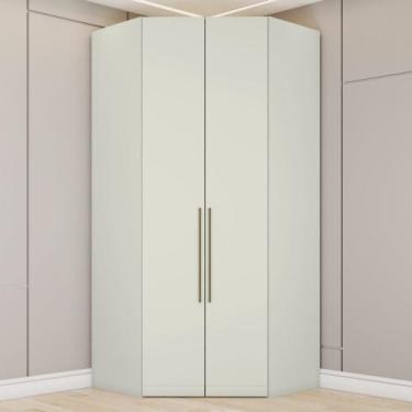 Imagem de Guarda Roupa de Canto Modulado 2 Portas Seletto Henn, Areia HP