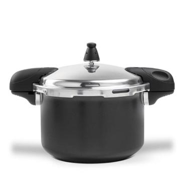 Imagem de Panela De Pressão Cerâmica Brinox Indução 5,4L Preta