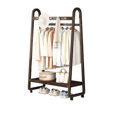 Imagem de hezhuhe2258 Ganchos para prateleira de casacos, cabide de roupas, uso doméstico, chão, teto, quarto, chapéu, cabideiro, simples, para decoração de casa