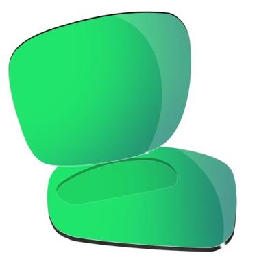 Imagem de Lentes polarizadas de substituição para óculos de sol Oakley Holbrook XL OO9417 2,0 mm, Verde, 59mm