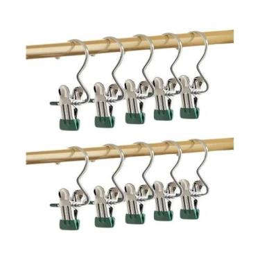 Imagem de Pregadores De Aço Inoxidável Para Organização De Roupas Com Gancho, Pi