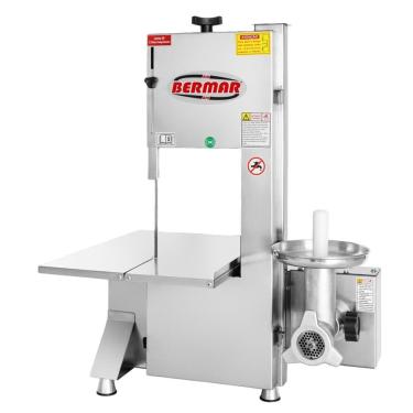 Imagem de Serra Fita de Bancada Bermar 1,74m Inox com Moedor Boca 8 BM-106 Bivolt