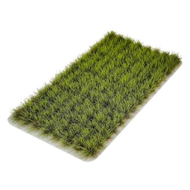 Imagem de Dynwave Kit de de grama artificial para modelismo de terrenos, de grama artificial para arbustos de planície em cenários de areia, Luz Verde