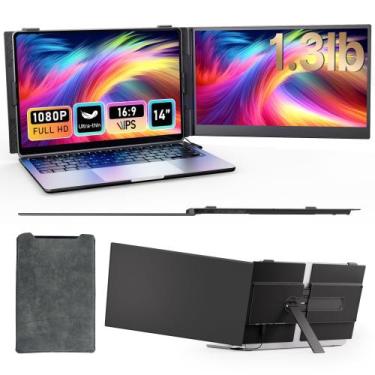 Imagem de Extensor de tela para laptop BOSII portátil ultrafino 14 FHD