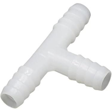 Imagem de 10 Peças 10mm Mangueira Tee Barb Conector, Divisor De Água Tipo T Agricultura Jardim Irrigação Água Engate Rápido Encaixes De Tubo