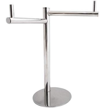 Imagem de Porta Toalhas De Bancada Toalheiros Para Lavabo Pequeno Inox