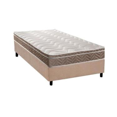 Imagem de Conjunto Box Solteiro: Colchão Anatômico Paropas D33 Confort Ultra Fir