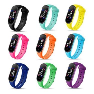 Imagem de Kit 10 Relogio Bracelete Pulseira Digital Led M6/m8 Revenda, Sortido&a