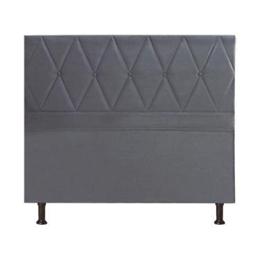 Imagem de Cabeceira Cama Box King Js Heloisa 1,95 M Grafite - JS TOOLS