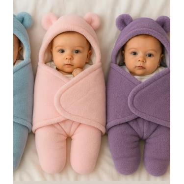 Imagem de Cobertor Bebê Saco de Dormir para Recém Nascido (Sorvetinho de Uva)