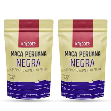 Imagem de 2 x Maca Peruana Negra Em Pó Premium - 150G Pura Energia Natural - Gelatinizada - Para Homens e Mulheres - Maca Peruana Importada - Pura Sem Aditivos - Krydder Superalimentos (2)