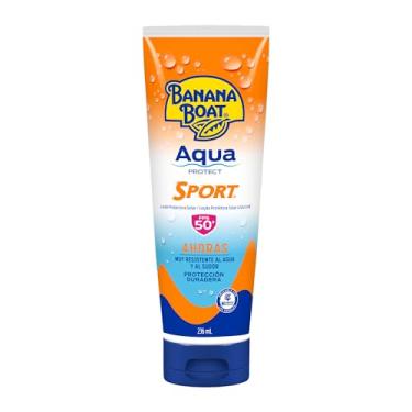 Imagem de Banana Boat - Protetor Solar Aqua Protection Sport FPS 50 Loção 236ml Resistente à Água e Suor 4h | Proteção UVA/UVB AvoTriplex Fotoestável | Não Oleoso e Rápida Absorção | Uso Esportivo e ao Ar Livre