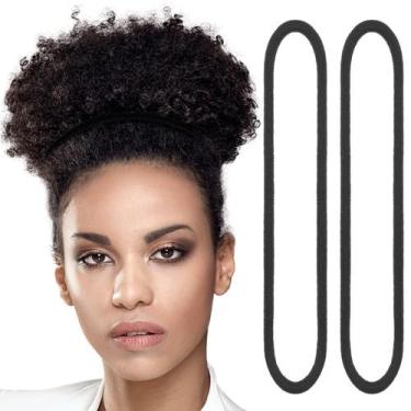Imagem de Laço de cabelo Dingion Extra Long 80 unidades  preta
