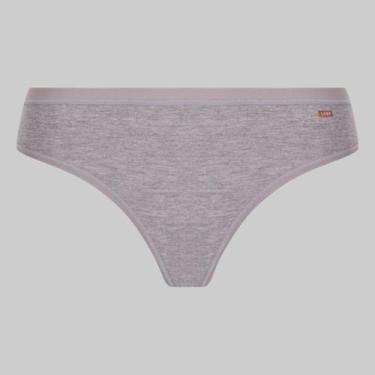 Imagem de Calcinha Lupo Loba Biquíni de Algodão 40353, Cinza, M