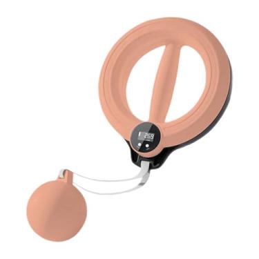 Imagem de Vaveren Aro de braço com peso para fortalecimento dos pulsos e braços, com 3 modos de exibição. Equipamento ergonômico para exercícios de fitness, ideal para, Rosa