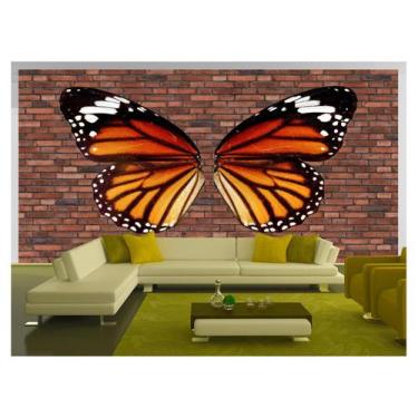 Imagem de Papel De Parede 3D Arte Asas Selfie Insta Cores 3,5M Tra419 - Você Dec