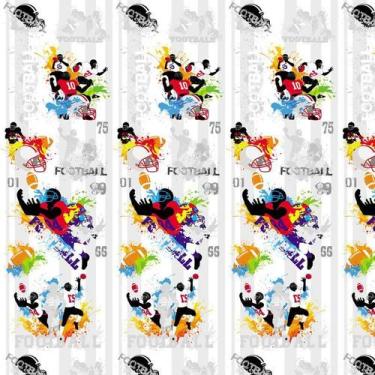 Imagem de Papel De Parede Futebol Americano Listra Autocolante Quarto - LRP