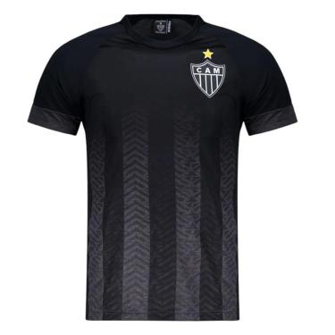 Imagem de Camisa Braziline Atlético Mineiro Armadilha Masculina - Grafite P-Masculino