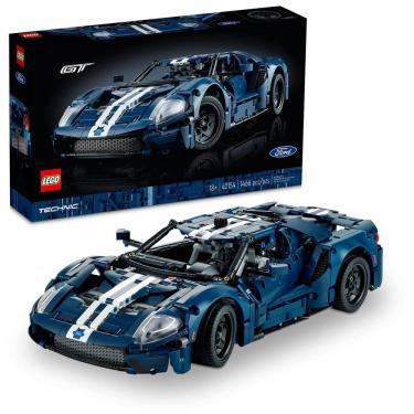 Imagem de Kit de modelo de carro LEGO Technic 2022 Ford GT 42154 escala 1:12