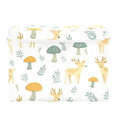 Imagem de SEHANY Cestas de armazenamento engraçadas de dinossauro com tampas, organizador de caixa de armazenamento dobrável, caixas de armazenamento de armário de tecido para roupas cobertor de escritório