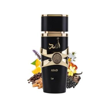 Imagem de A.S.AD Perfume masculino, Frasco Preto e Dourado, Fragrância Oriental 100ml