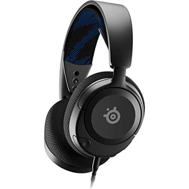 Imagem de SteelSeries Fone de ouvido Arctis Nova 1P com fio auxiliar de 3,5 mm para Xbox, PC, PlayStation, Nintendo Switch, Android e iOS - Microfone ClearCast Gen 2 com cancelamento de ruído alimentado por IA