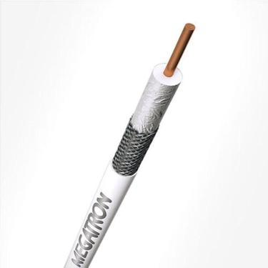 Imagem de Cabo Coaxial Megacabos 59 95% 100m Branco