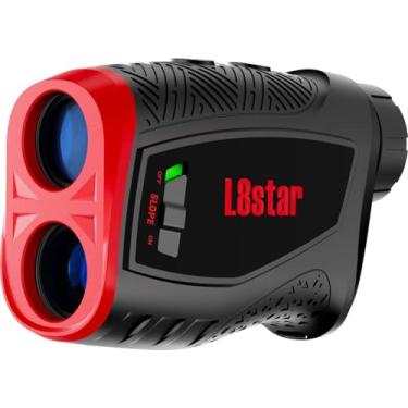Imagem de L8star Telêmetro De Golfe Com Faixa Magnética, 800 Jardas Inclinação, Trava Mastro Rápida Alta Precisão Inclinação Vibração Pulso, A Laser Para Golfe, Caça (Preto)