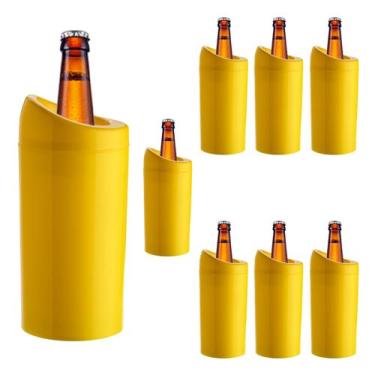 Imagem de Porta Garrafa Térmico Camisinha Para Cerveja 600ml kit 8pçs - NEOPLAS,