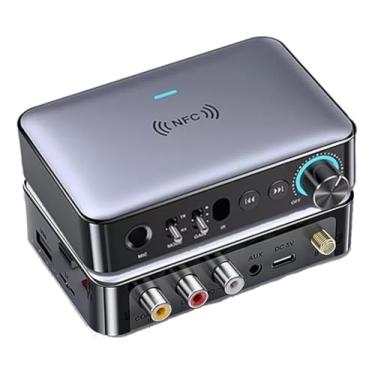 Imagem de Transmissor E Receptor Bluetooth Nfc Fm Microfone Volume Usb