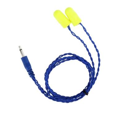 Imagem de Cryfokt Fones de Ouvido de Espuma Com Redução de Ruído, Alto-falantes Mono de Corrida Leves para Ouvir Música, Plugue de 1/8 ", Fio Forte, para Entusiastas de Corridas de Automóveis