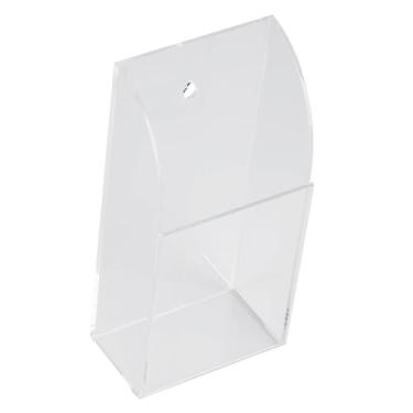 Imagem de Generic Suporte de Acrílico para Controle Remoto, Suporte de Parede, Caixa de Armazenamento Durável para Controle Remoto de TV e Telefone, Organizador que Economiza Espaço para Sala de Estar, (1 vaga)