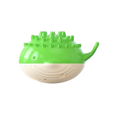 Imagem de Brinquedo Flutuante para Cachorro Brinquedos de Água com Pulverização Filhote Forma Crocodilo Interativo Automático Mastigar Limpeza Dentes Molares Piscina Aspersor Auto-Jogo Pet Suprimentos Cães
