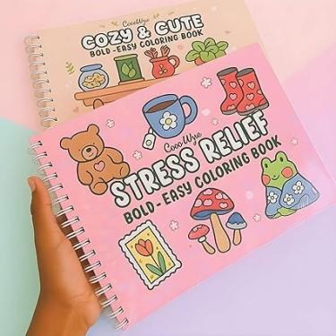 Imagem de Livro de Colorir Antiestresse Infantil e Adulto Capa Dura Holográfica Rosa | Espiral | Arteterapia | Ocean Scene